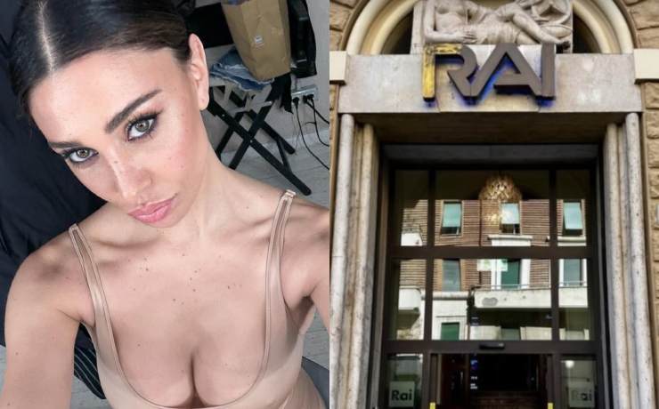 belen rodriguez e sede radio rai
